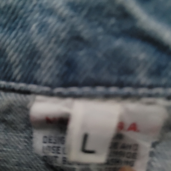 Vintage Denim Jean Long Jacket-Great Condition Large - Picture 4 of 7